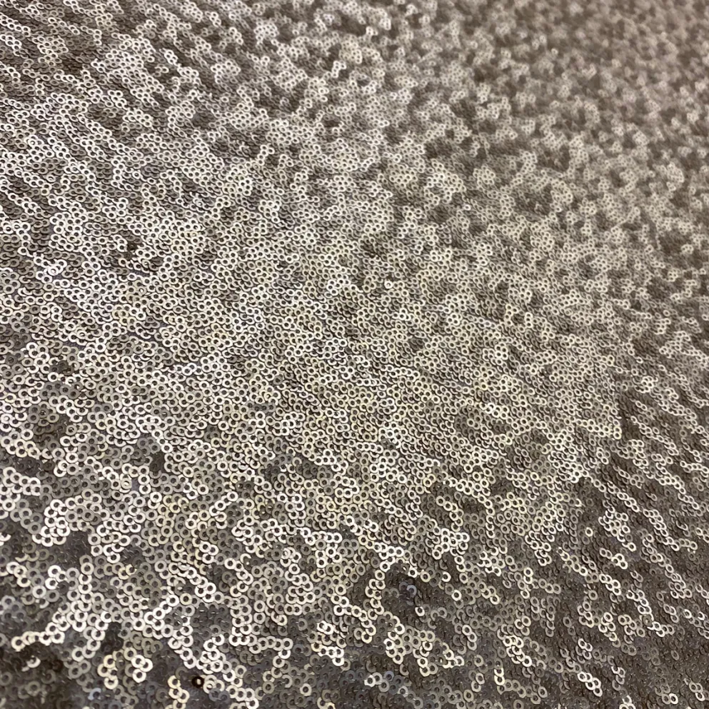 Glitz Sequins (w/ Poly Lining) Table Napkin in Champagne