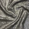 Glitz Sequins (w/ Poly Lining) Table Napkin in Pewter
