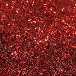 Glitz Sequins (w/ Poly Lining) Table Napkin in Red