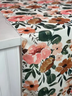 Gold Bloom (Poly Print) Table Linen