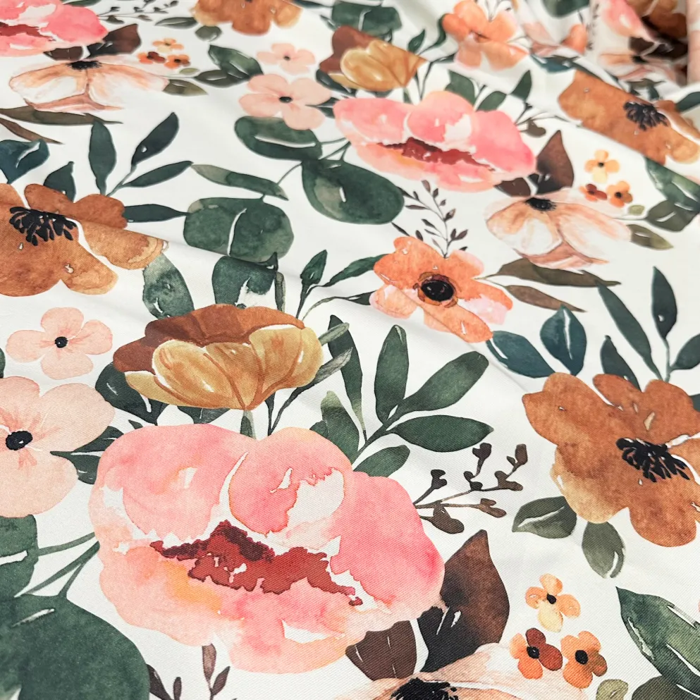Gold Bloom (Poly Print) Table Runner