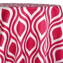 Groovy Print (Lamour) Table Linen in Fuchsia
