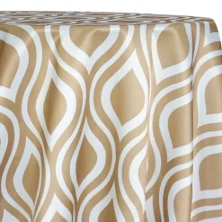 Groovy Print (Lamour) Table Linen in Khaki