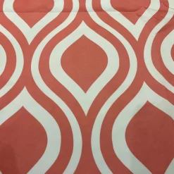 Groovy Print (Lamour) Table Linen in Coral