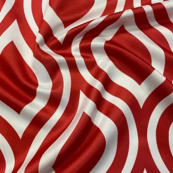 Groovy Print (Lamour) Table Linen in Red