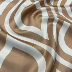 Groovy Print (Lamour) Table Napkin in Taupe