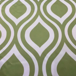 Groovy Print (Lamour) Table Runner in Avocado