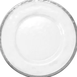 Halo - Glass Charger Plate in Silver (Item # 0212)