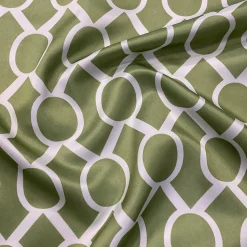 Halo Print (Lamour) Table Linen in Avocado