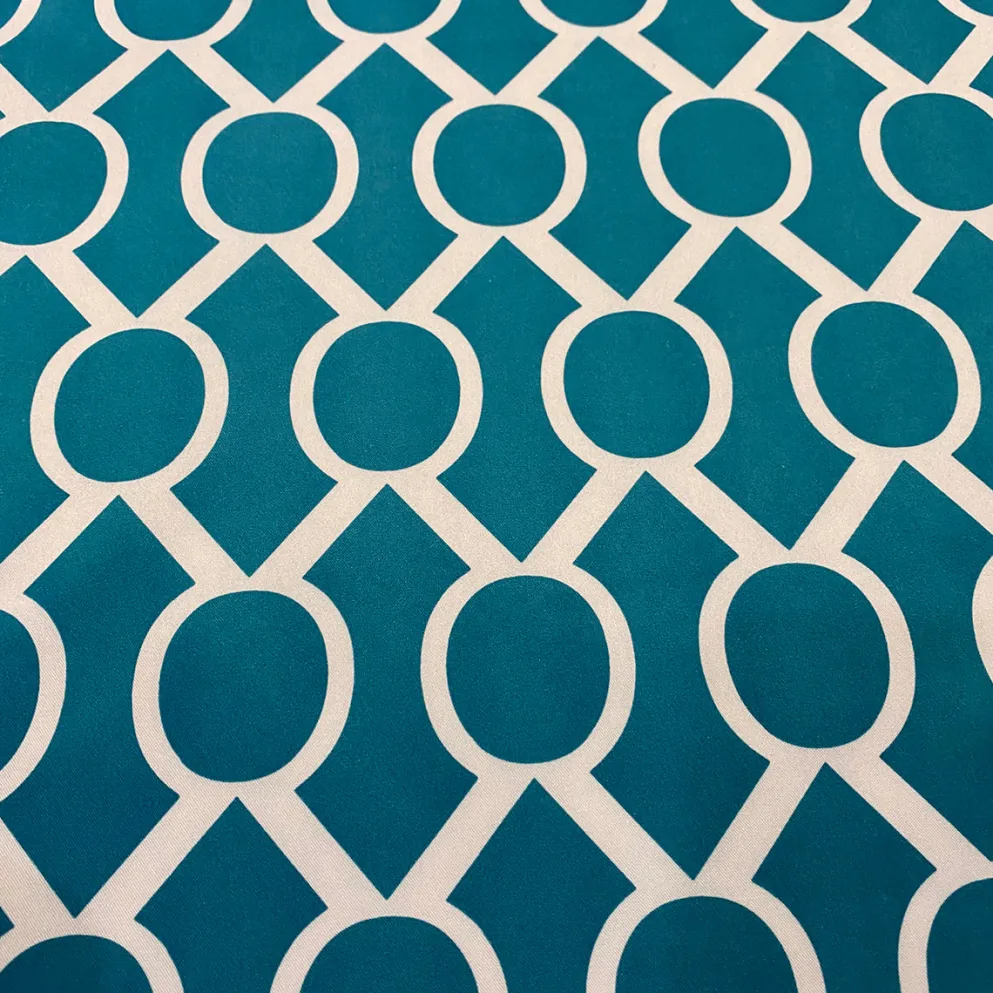 Halo Print (Lamour) Table Linen in Jade