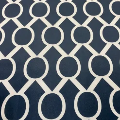 Halo Print (Lamour) Table Runner in Navy