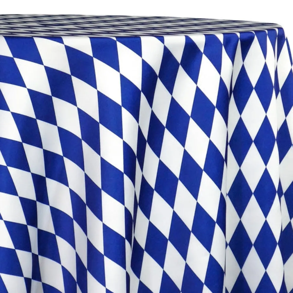 Harlequin Print (Lamour) Table Linen in Royal