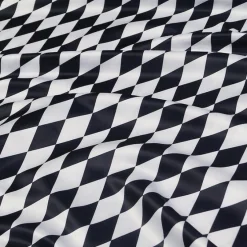 Harlequin Print (Lamour) Table Runner in Black