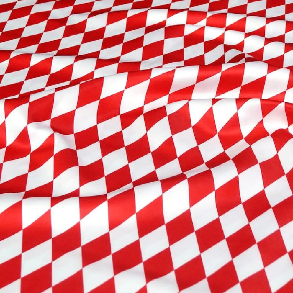 Harlequin Print (Lamour) Table Runner in Red
