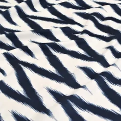Horizon (Poly Print) Table Linen in Navy