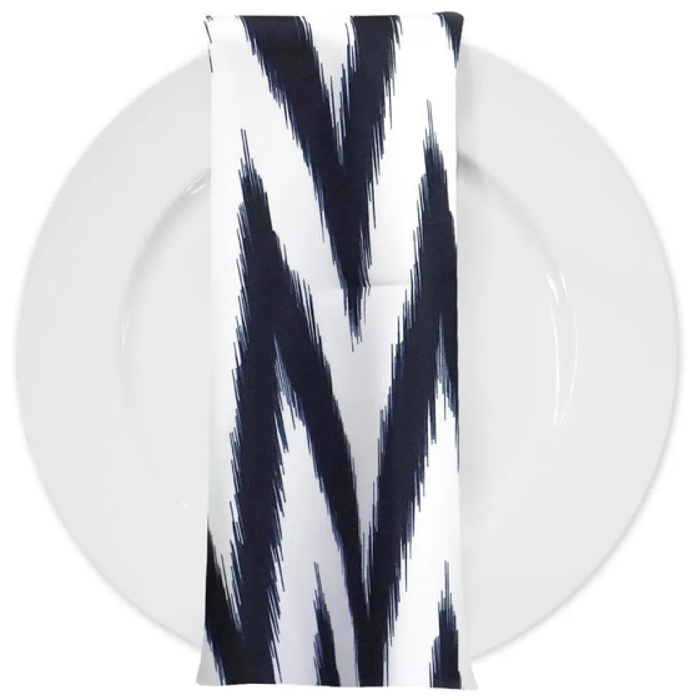 Horizon (Poly Print) Table Napkin in Black