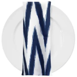 Horizon (Poly Print) Table Napkin in Navy