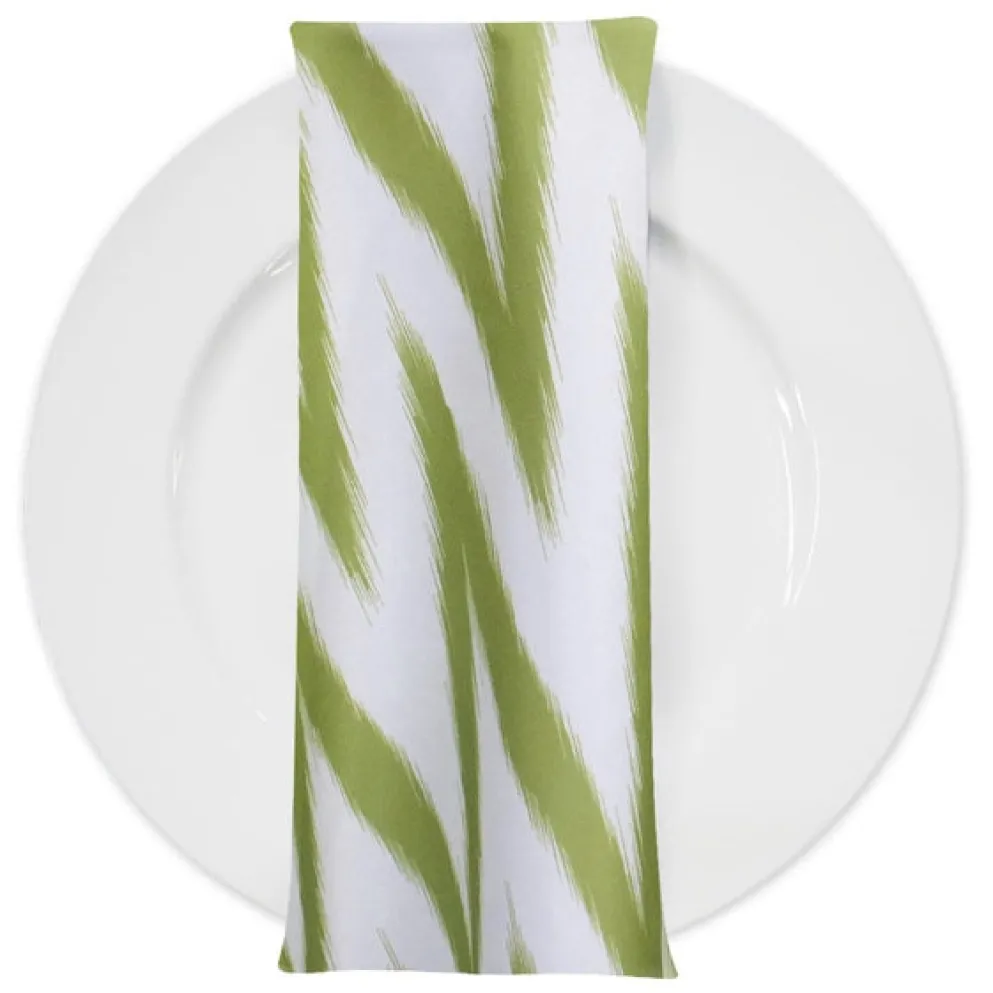 Horizon (Poly Print) Table Napkin in Avocado