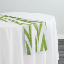 Horizon (Poly Print) Table Runner in Avocado
