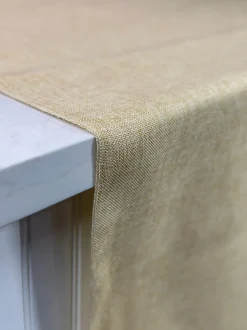 Imitation Burlap Table Linen in Natural