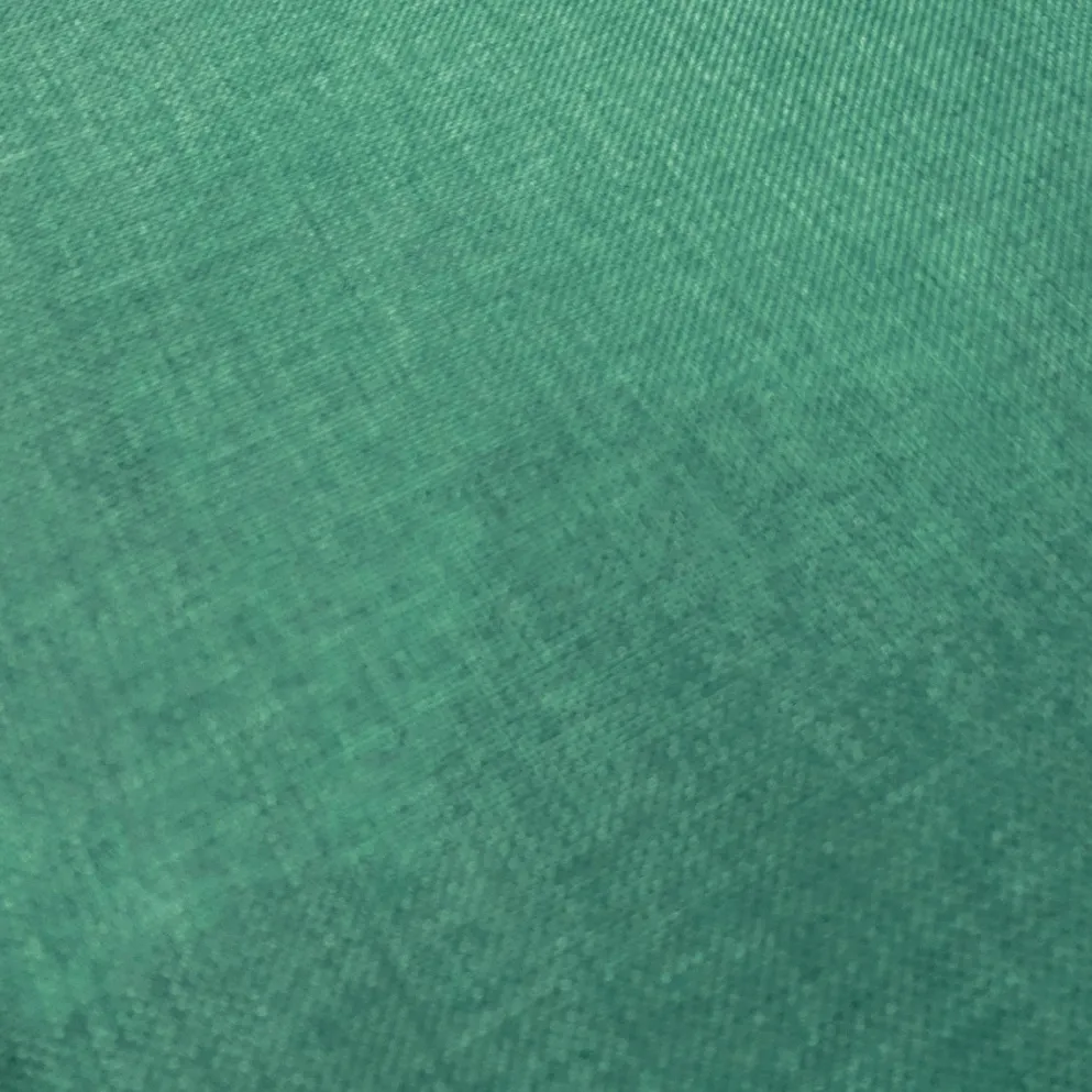 Imitation Burlap Table Linen in Hunter Green