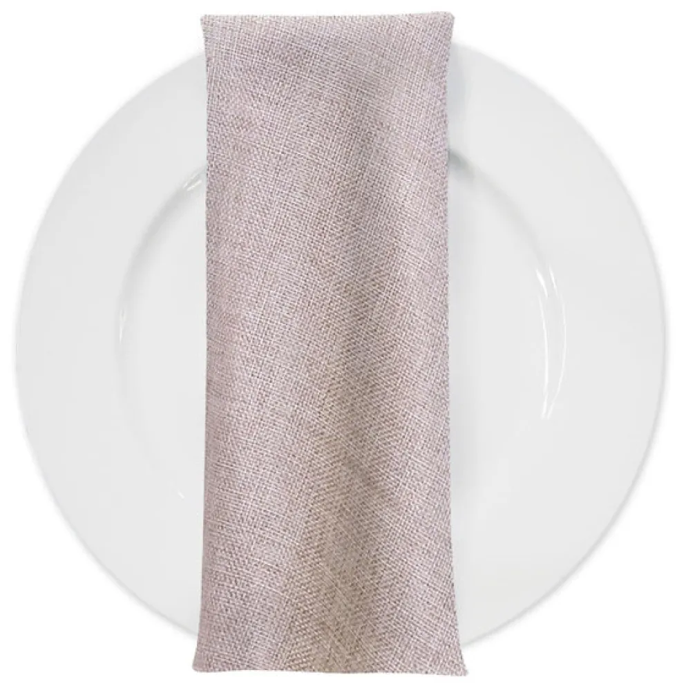 Imitation Burlap Table Napkin in Sand
