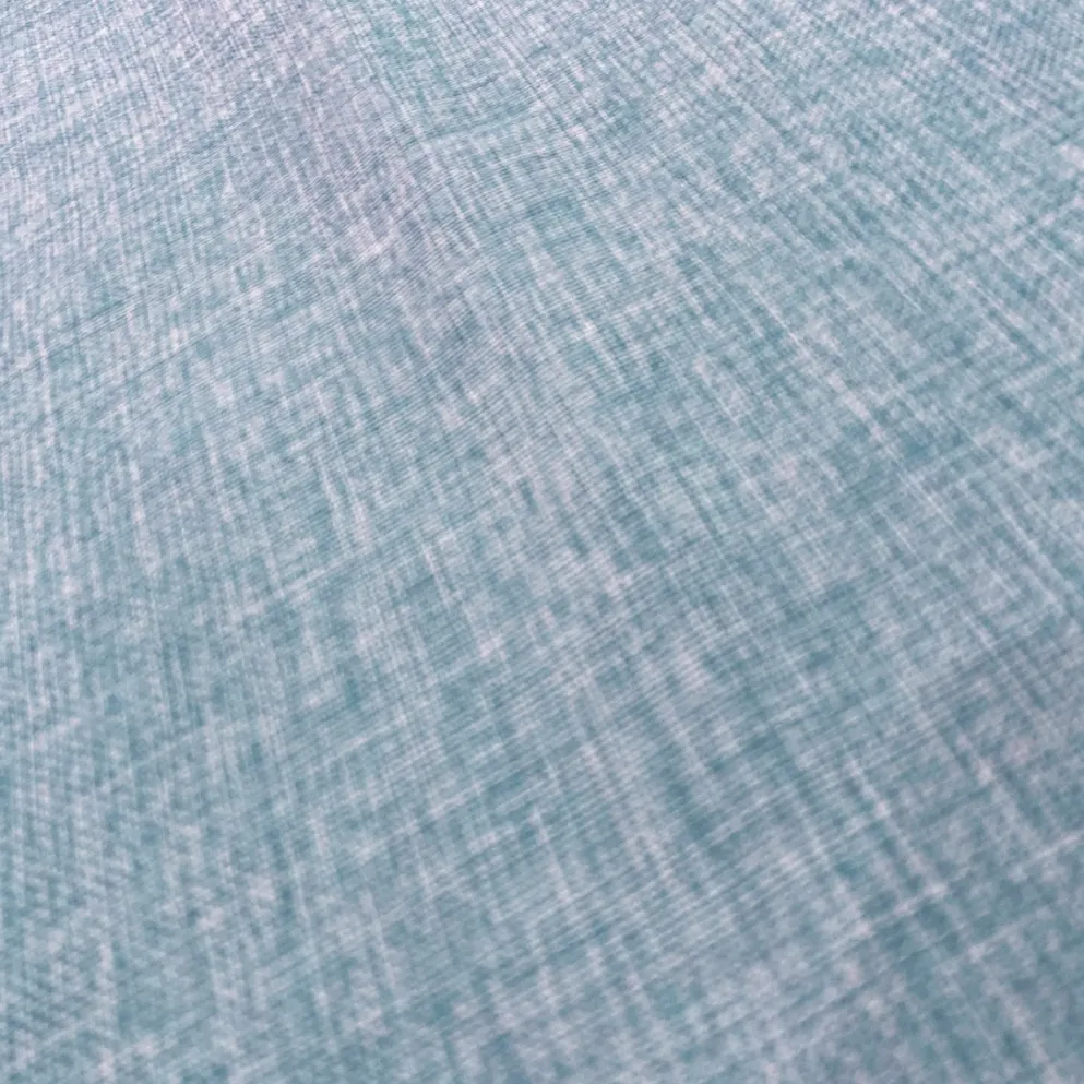 Imitation Burlap Table Runner in LT Blue