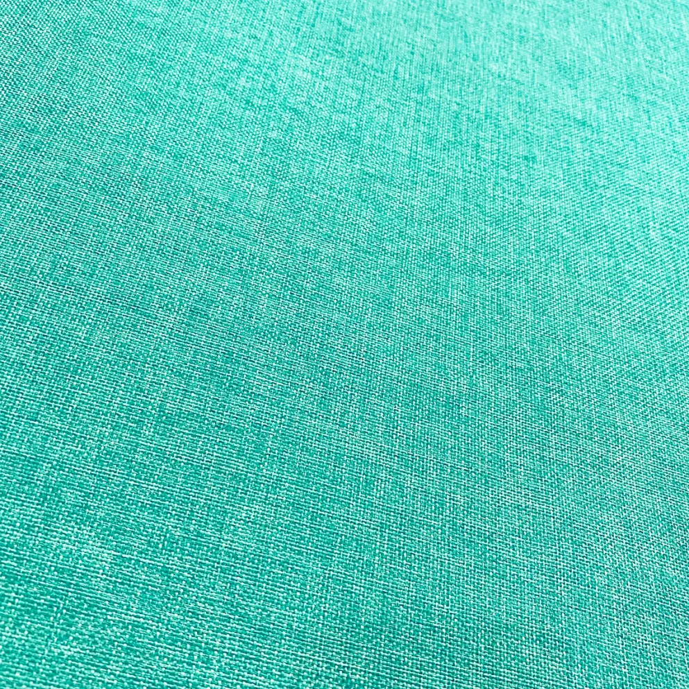 Imitation Burlap Table Runner in Teal Green