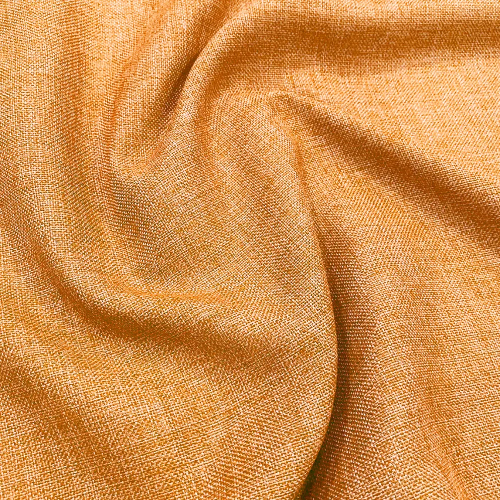 Imitation Burlap Table Runner in Tangerine