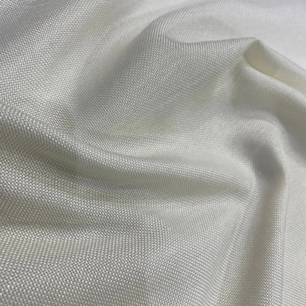 Imitation Burlap Table Runner in Ivory