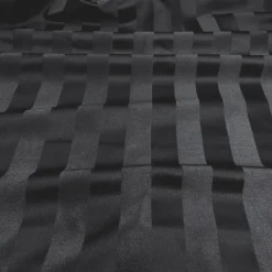 Imperial Stripe Table Linen in Black