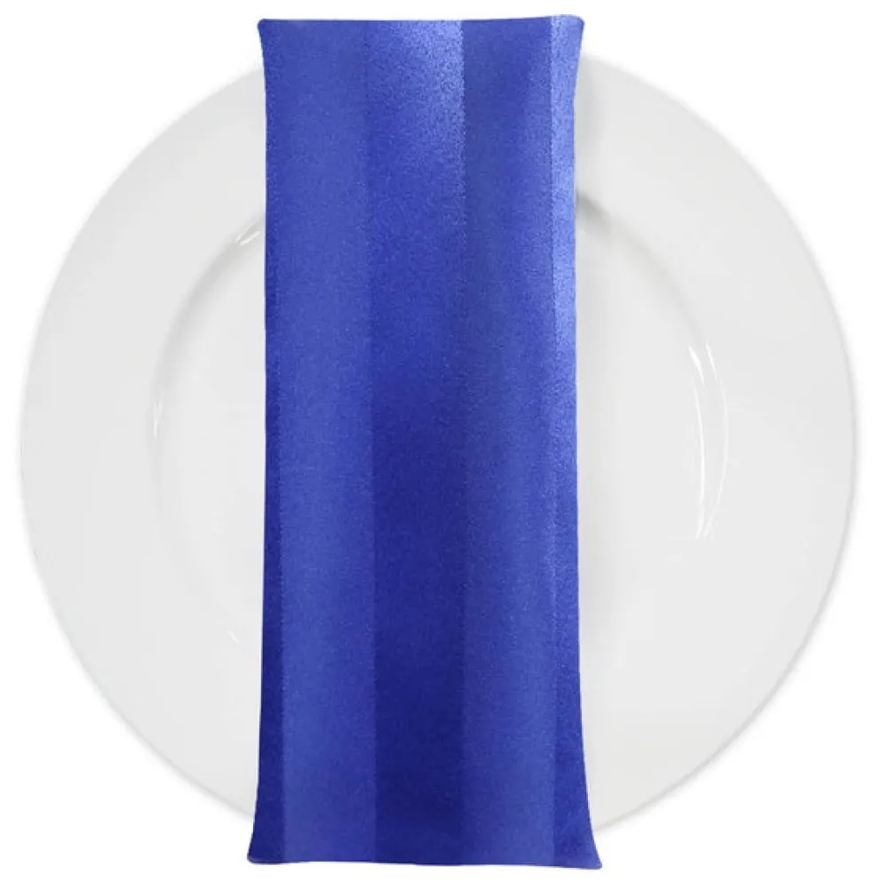 Imperial Stripe Table Napkin in Royal