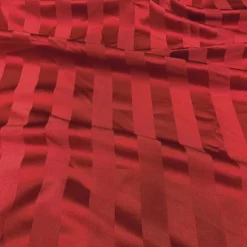 Imperial Stripe Table Runner in Red
