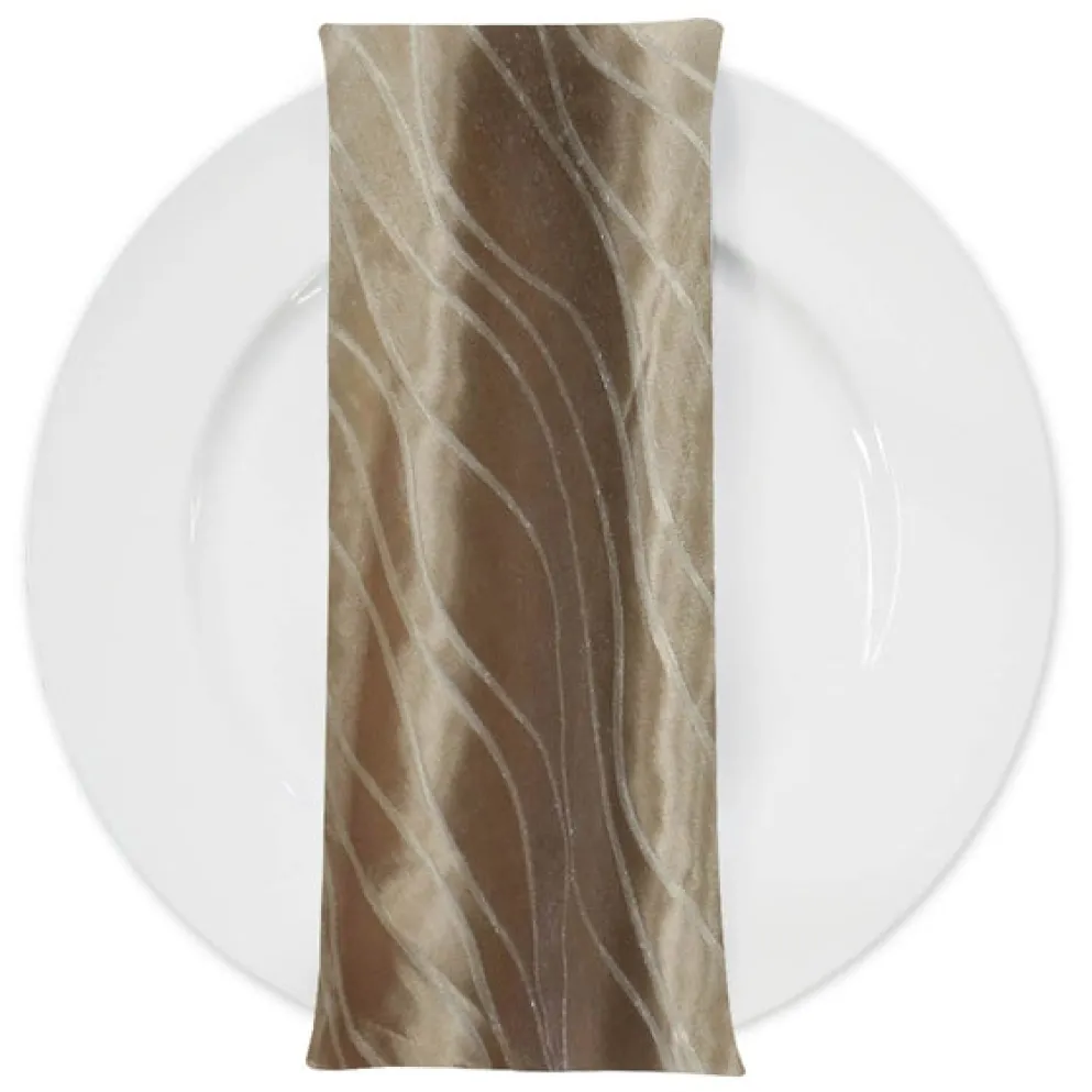Karawave Jacquard (Reversible) Table Napkin in Gold
