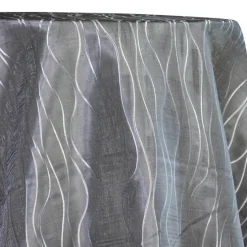 Karawave Jacquard (Reversible) Table Linen in Silver