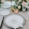 Klasik - Glass Charger Plate in Silver (Item # 0241)