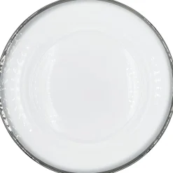 Klasik - Glass Charger Plate in Silver (Item # 0241)