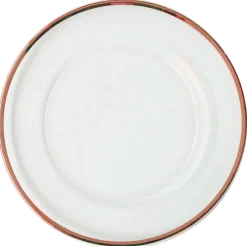 Klasik - Glass Charger Plate in Rose Gold (Item # 0241)