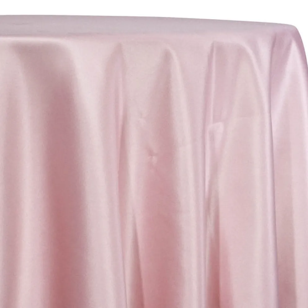 Lamour (Dull) Satin Table Linen in Pink 1157