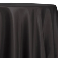 Lamour (Dull) Satin Table Linen in Gray 1665