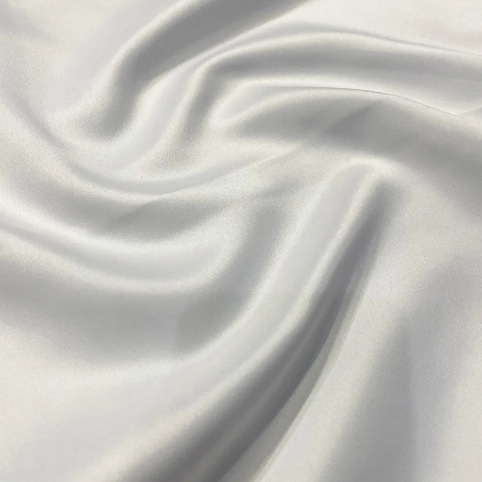 Lamour (Dull) Satin Table Linen in White