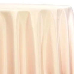 Lamour (Dull) Satin Table Linen in Ivory 1114