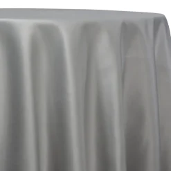 Lamour (Dull) Satin Table Linen in Silver 1301
