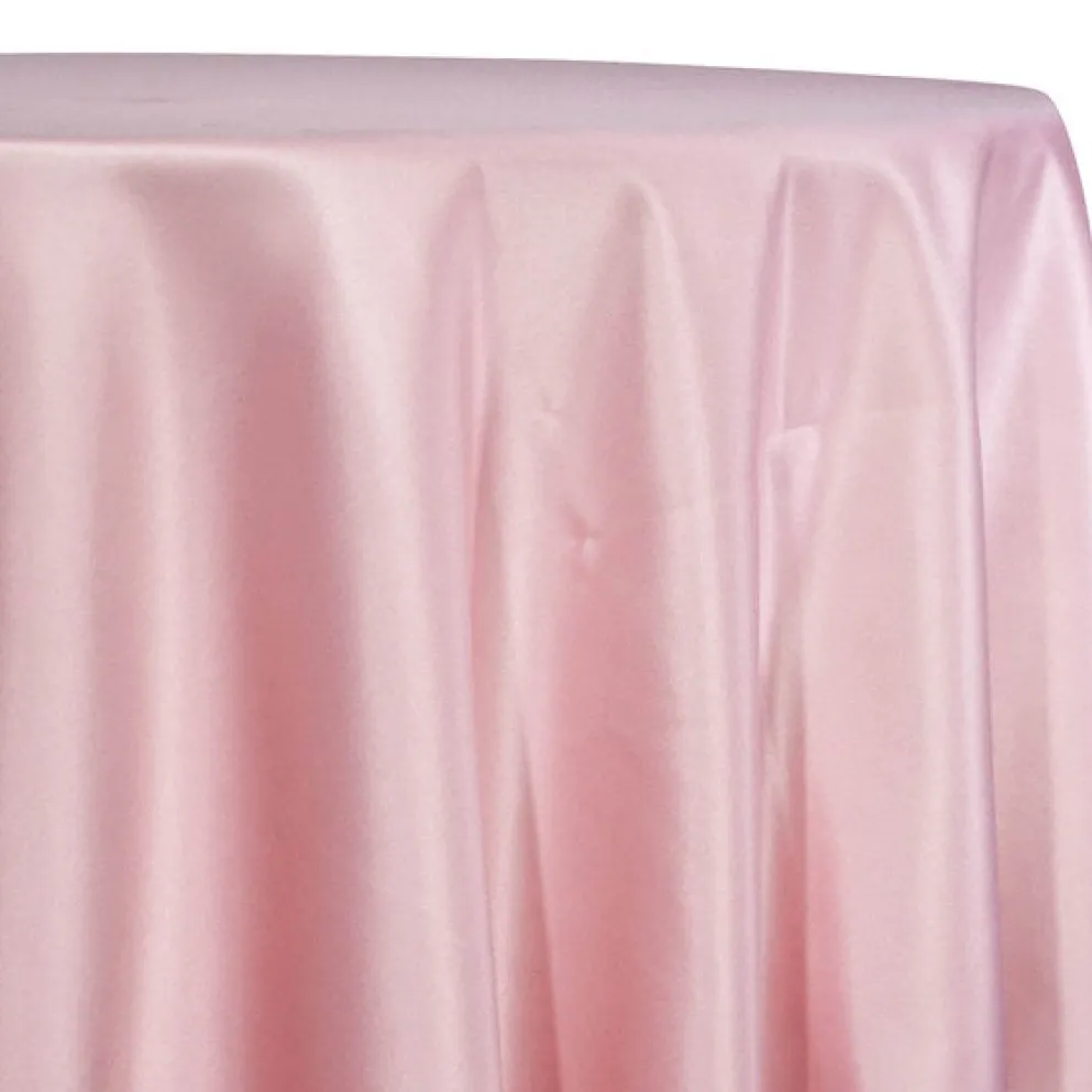 Lamour (Dull) Satin Table Linen in Pink 1155