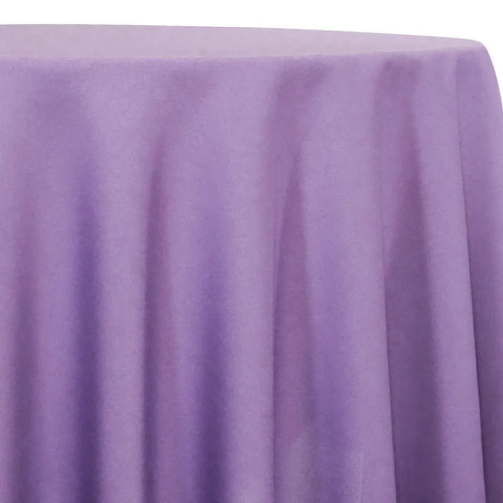 Lamour (Dull) Satin Table Linen in Lilac 1170