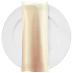 Lamour (Dull) Satin Table Napkin in Champagne 1340