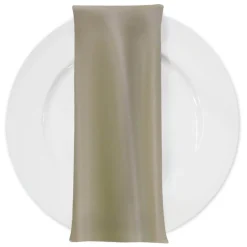 Lamour (Dull) Satin Table Napkin in Sage 1154