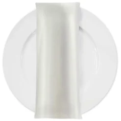 Lamour (Dull) Satin Table Napkin in Off White 1105