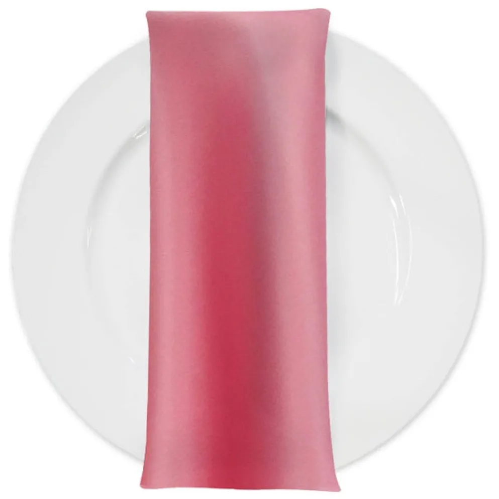 Lamour (Dull) Satin Table Napkin in Bubble Gum 1688