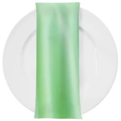 Lamour (Dull) Satin Table Napkin in Teal Green 1645